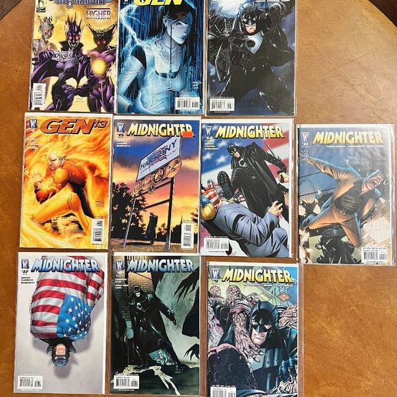 Lot of 10 Dc/Wildstorm Comics - Midnighter, The Monarchy, Gen‎ 13, 2007 2008 - Picture 1 of 6